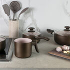 Jogo De Panelas Brinox Antiaderente Ceramic Life Antares 7 Pe