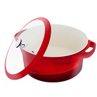 Jogo De Panelas Cerâmica 5 Peças Caçarola 20 24 28 32cm Frigi