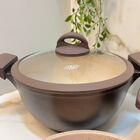 Jogo De Panelas Cerâmica Indução 3pçs Mta Fogão E Forno 5mm.