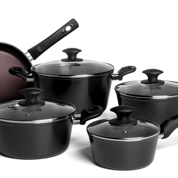 Jogo De Panelas Com Indução Brinox Ceramic Life Optima 5 Peça