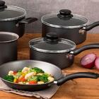 Jogo De Panelas De Alumínio Com Revestimento Interno De Antia