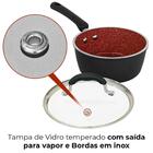 Jogo De Panelas De Indução Ceramic Life Select Premium E Chal