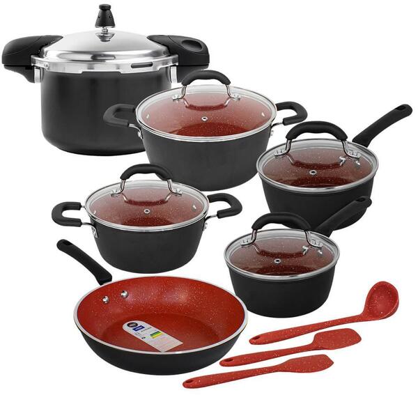 Jogo De Panelas De Indução Com Panela De Pressão De 5,4l Cera