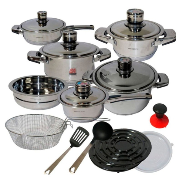 Jogo De Panelas Dusseldorf 23 Peças Luxo!!!