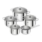 Jogo De Panelas Em Aço Inox  Bsf Zwilling Hi Biarritz 5 Peças
