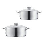 Jogo De Panelas Em Inox Wmf Diadem 6 Peças