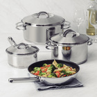 Jogo De Panelas Fundo Triplo Tramontina Solar 65500120 Inox I