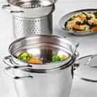 Jogo De Panelas Inox 3 Peças Allegra Prata Tramontina