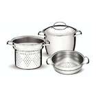 Jogo De Panelas Inox 3 Peças Allegra Prata Tramontina
