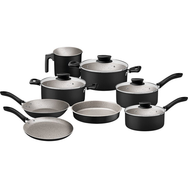 Jogo De Panelas Linz 8 Peças, Revestimento Starflon Max 27899