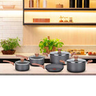 Jogo De Panelas Natural Stone Antiaderente Minerium 5 Peças R