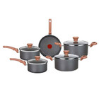 Jogo De Panelas Natural Stone Antiaderente Minerium 5 Peças R