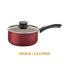 Jogo De Panelas Paris 4 Peças Alumínio Antiaderente Vermelho