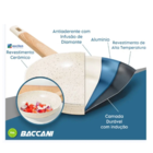 Jogo De Panelas Revestimento Cerâmico Indução Preto 5 Peças