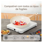 Jogo De Panelas Revestimento Cerâmico Indução Preto 5 Peças