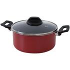 Jogo De Panelas Salt Vermelho Antiaderente Pro Flon 10 Peças