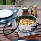 Jogo De Panelas Solar Ceramic Em Aco Inox Fundo Triplo Em Cer