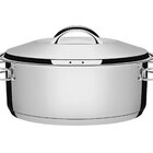 Jogo De Panelas Solar Em Aco Inox Fundo Triplo 6 Pecas Tramon