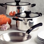 Jogo De Panelas Solar Silicone Inox Fundo Triplo 4 Peças Tram