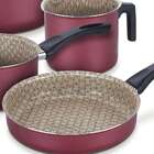 Jogo De Panelas Tramontina 7 Peças Paris Vermelha Em Alumínio