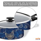 Jogo De Panelas Tramontina Antiaderente 5 Peças Alabama Azul