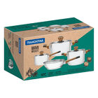 Jogo De Panelas Tramontina Brava Baquelite 4 Peças Em Aço Ino