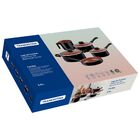 Jogo De Panelas Tramontina Caribe 5 Peças Preto Antiaderente