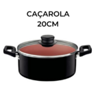 Jogo De Panelas Tramontina Caribe 5 Peças Preto Antiaderente