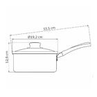 Jogo De Panelas Tramontina Caribe 5 Peças Vermelho Antiaderen