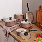 Jogo De Panelas Tramontina Évora Revestimento Cerâmico Capucc