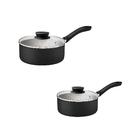 Jogo De Panelas Tramontina Linz 10 Peças Em Alumínio Antiader