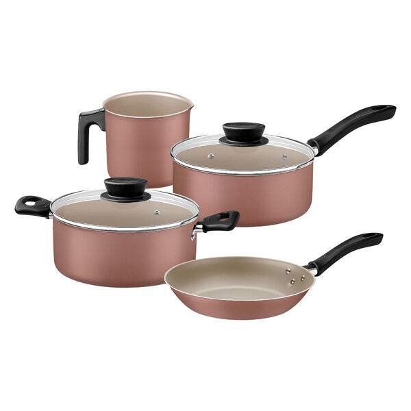 Jogo De Panelas Tramontina Linz 4 Peças Alumínio Starflon Max