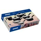 Jogo De Panelas Tramontina Linz 7 Peças Em Alumínio Antiadere