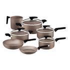 Jogo De Panelas Tramontina Milazzo 7 Peças Em Alumínio Antiad