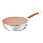 Jogo De Panelas Tramontina Romagna Aço Inox Cerâmico Black St