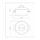 Jogo De Panelas Tramontina Solar 3 Peças Em Aço Inox Com Fund