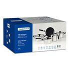 Jogo De Panelas Tramontina Solar Silicone Em Aço Inox Com Fun