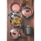 Jogo De Panelas Tramontina Vermont 5 Peças Grafite Em Alumíni