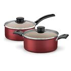 Jogo De Panelas Turim 2 Peças Alumínio Antiaderente Ptv2 E Pt