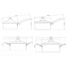 Jogo De Panelas Turim 4 Peças Alumínio Antiaderente Ptv Verme