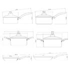 Jogo De Panelas Turim 6 Peças Alumínio Antiaderente Ptv Verme