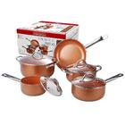 Jogo De Panelas Zahtar 5 Peças Revestimento Cerâmica - Hauskr