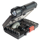 Jogo De Parafusar 30 Peças Com Lanterna E Maleta Black+decker