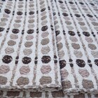 Jogo De Passadeira Marrom Degradê Bolinha