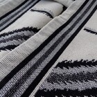 Jogo De Passadeira Para Cozinha Cru E Preto In 3 Peças