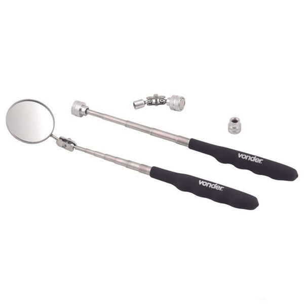 Jogo De Pegador Magnético E Espelho Telescópico 5 Peças Vonde