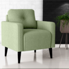 Jogo De Poltronas Decorativas Lupin Boucle Oliva