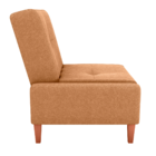 Jogo De Poltronas Decorativas Teslin Boucle Mostarda