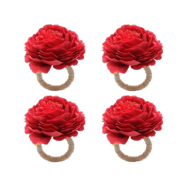 Jogo De Porta-guardanapos De Plástico Bon Gourmet Cravo 4 Peç