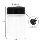 Jogo De Porta Tempero Suspenso Em Mdf Preto + 12 Frascos De 2